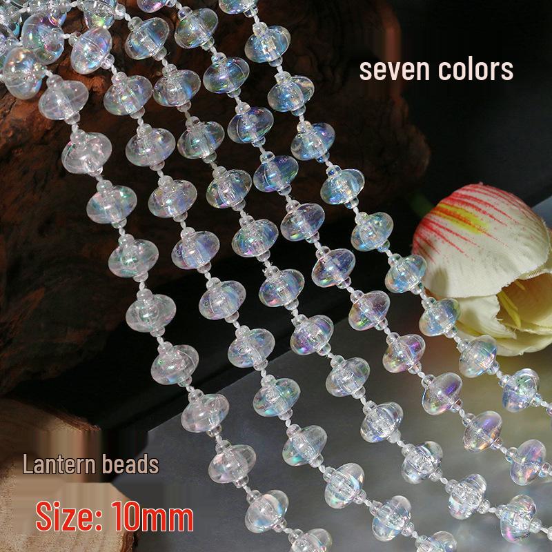 Crystal Beaded Door Curtain & Wedding Aisle Decor with Acrylic String