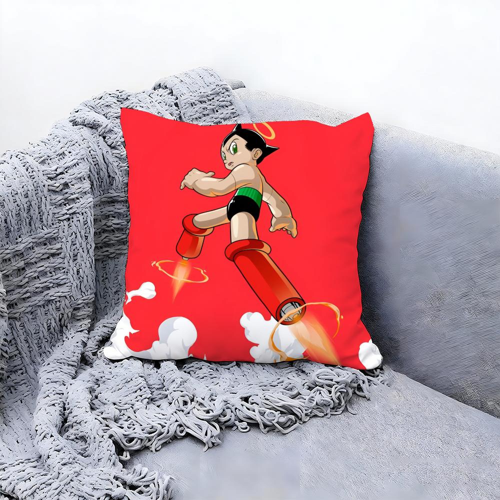 

Cartoon A-AstroboyS Cushion Cover Premium Comfort Reversible Pillow Cove -Two in One Design for Any Room & Car Interior 30cmx30cm