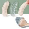 2 Pares de Almohadillas de Silicona para Zapatos de Mujer Inserciones Antideslizantes Autoadhesivas Plantillas de Gel para Metatarso y Talón para Tacones Sandalias Almohadilla Antideslizante para el Pie