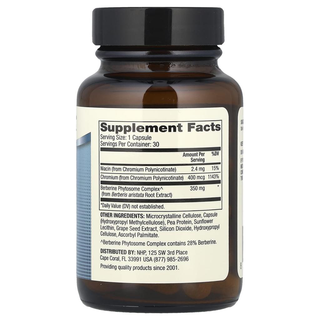 Dr. Mercola, Biothin®, Berberine with Chromium, 30 Capsules