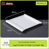 A5 Food-Grade White Melamine Square Dinner Plate
