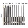 Schraubendreher-Bits Schraubendreher-Bits 1/4 Zoll 10 STÜCK 65mm