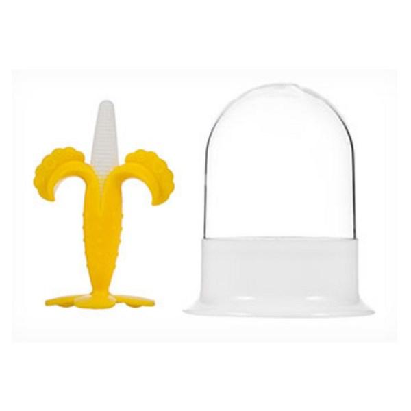 Lieto silicone corn teether, yellow, 1 piece, Korean baby products