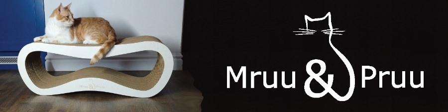 Mimi cat scratching post | white 40cm | 70x23x40 cm | MruuPruu