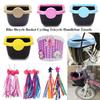 Outdoor Streamers Tassel Bike Bicycle Decoration Tricycle Handlebar Tassels Bicycle Basket