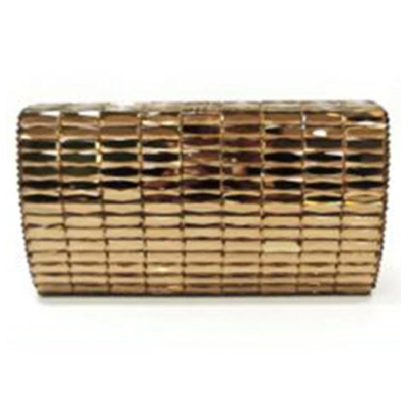 

Golden Bag Glass Evening Bag Sparkling Clutch Bag Women Crystal Clutches Wedding Party Cocktail Minaudiere Bridal Handbags Purse 19cmX11cmX6cm золотой