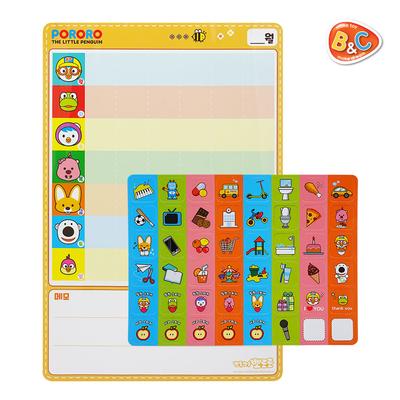 [pororomall] Pororo Weekly Schedule Board