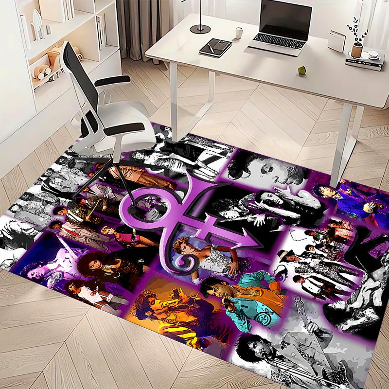 Purple Rain4 Printed Absorbent Washable Carpet, Non-Slip Bathroom Mats, Kitchen Rugs, Yoga Mat,Living Room Entrance, Camping Picnic Rugs