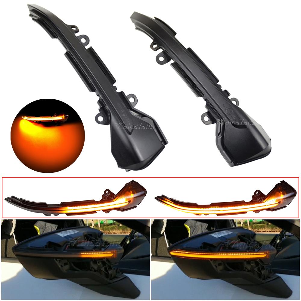 Dynamic Blinker for Seat Leon III MK3 5F 2013-2018 Ibiza KJ Mk5 V Arona 2017-2018 LED Turn Signal Mirror Indicator Light