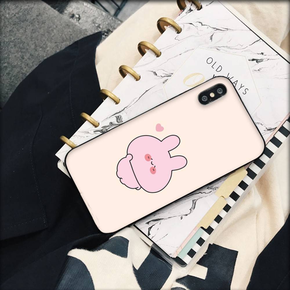 Asamimichaan Asleep Cute Asamimi Phone Case For Iphone 17 Air 16 15 14 13 12 11 Pro Max 16 15 14 Plus TPU Soft Case