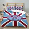 3PCS Football Club Ham-worthy Homes Bedding set,Ideal For1pc Duvet Cover And 2pcs Pillowcases Perfect for Christmas,Ideal for Bedroom, Dormitory