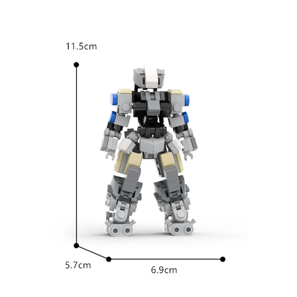 Yigebebe Mech Mechanised Marine Suit Robots Meche Assemble Figures Ideas MOC Building Blocks Toys for  Gifts Toy Bricks