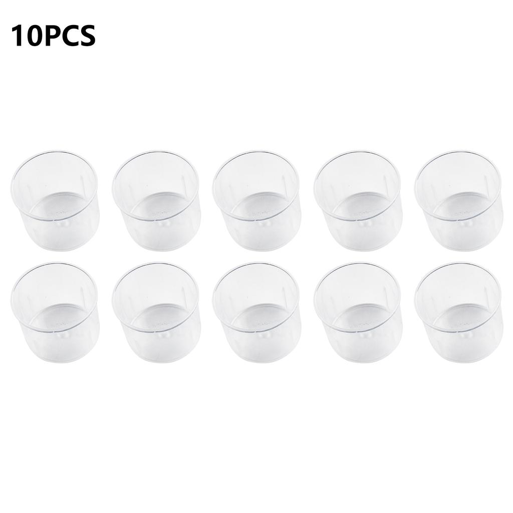 10pcs 15ml/30ml Plastic Measuring Cup Transparent Clear Double-scale Medicine Graduated Measuring Cup Container
