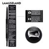 LAMUSELAND 5 Colors Long-lasting Waterproof Double-headed Eyebrow Pencil