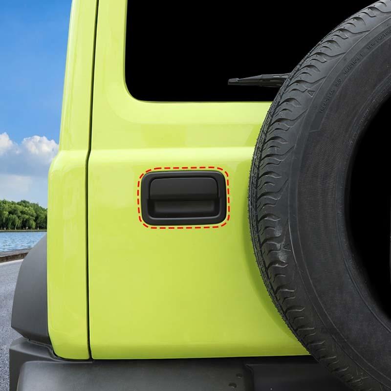 Car Door Tailgate Handle Shell Decoration Cover Stickers For Suzuki Jimny 2019 Up Exterior Accessories