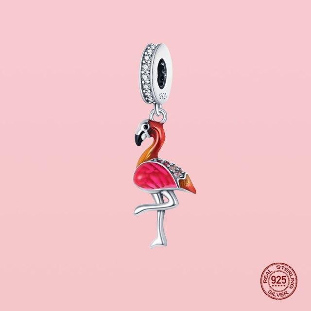 Pendentif en argent sterling 925 avec perles pour bracelet et collier Panjia originaux, bijoux pour femmes