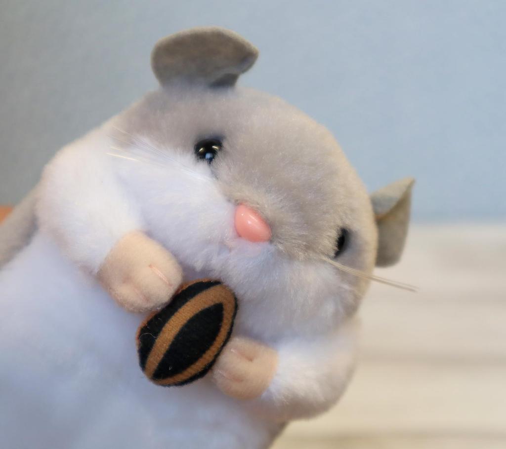 Take Off Baby Palette Hamster Plush Toy, Gray