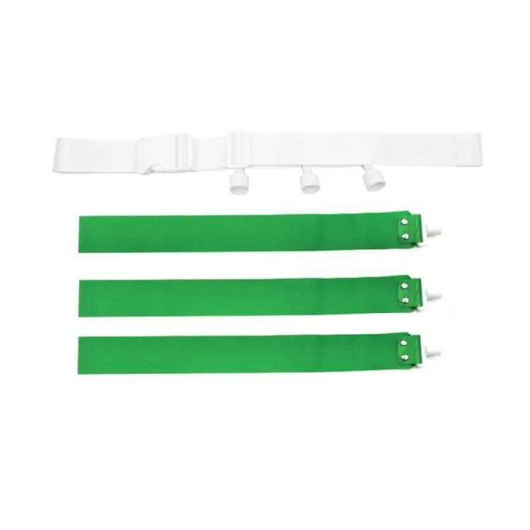 Football Belts and Flags Set Competition Training Waist Strap Flags Adjustable Football Belt Flags Training Equipment