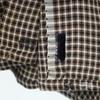 Berkshire 50s 60s Open collar Vintage box silhouette Check Pattern Long sleeve Open collar shirt Men's Used