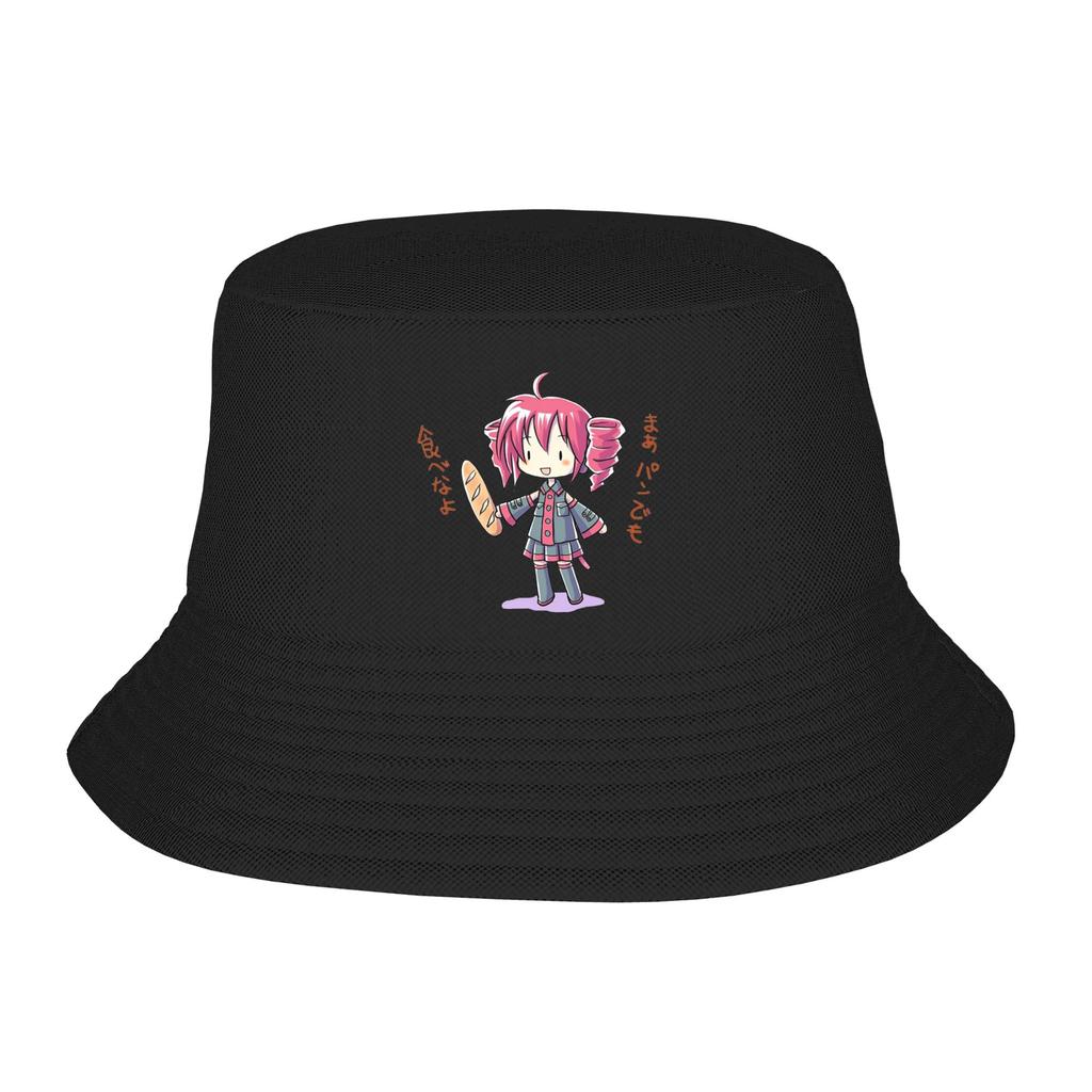Style Kasane Teto Bucket Hat Unisex Lightweight Virtual Singer Fishing Cap Hot Summer Headwear Bob Hat