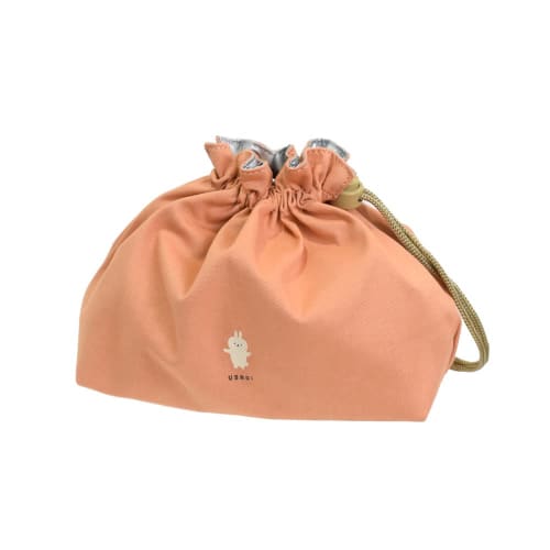 Sabu Moomoo Lunch Drawstring Bag, Pink, 379918