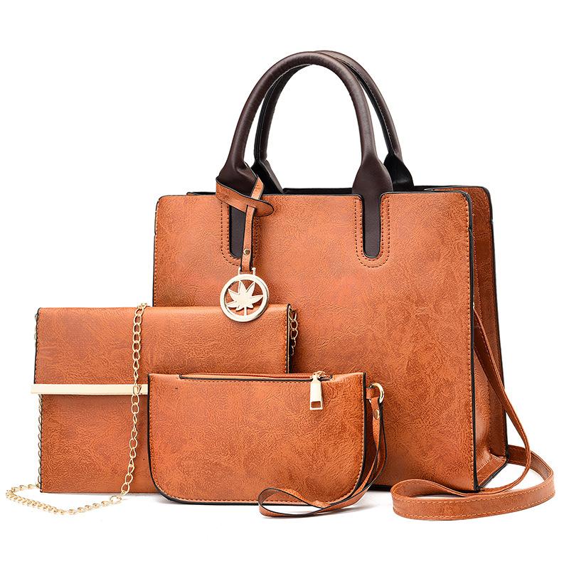 Classic Retro Women S Handbag Large Capacity Casual Shoulder Bag Fashionable Casual Versatile Crossbody Bag Commuting Tote Bag 32x12x7cm