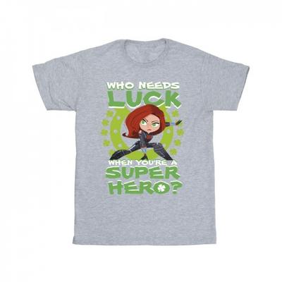 Mens St PatrickÂ´s Day Black Widow Luck T-Shirt