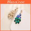 Ethnic Peacock Earrings For Women With Crystals And Animal Design Gift For Fashion Lovers