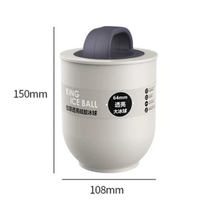 

Бытовая большая круглая шарообразная форма для льда для виски, большая круглая форма для хоккея на льду, холодильник, коробка для кубиков льда, пищевой силикон