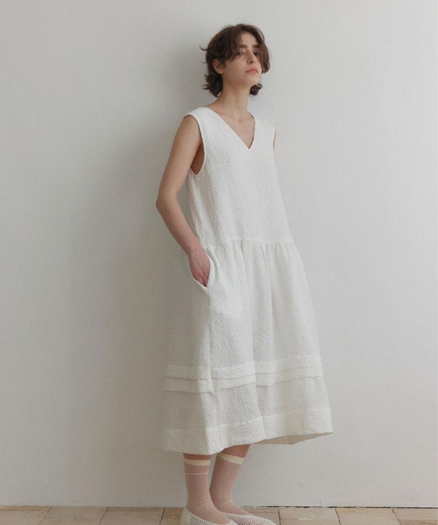 Okuka Cloud Summer Dress - White