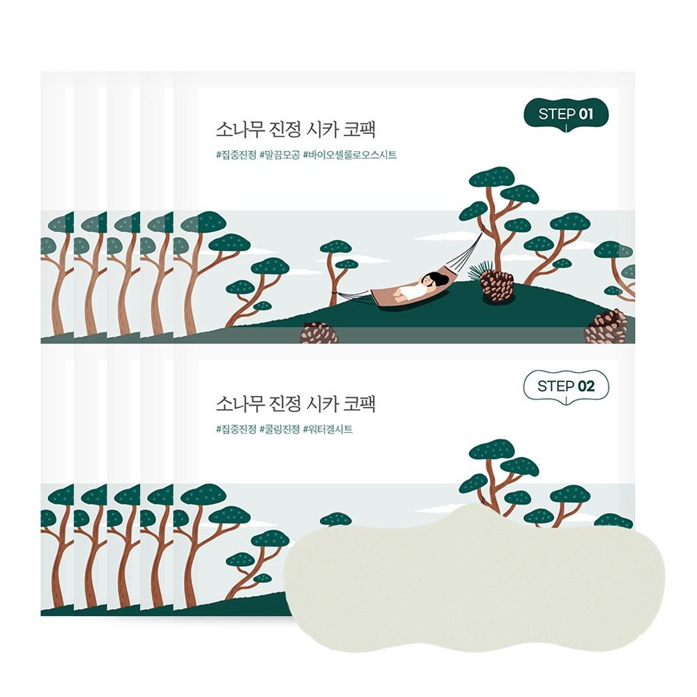 ROUND LAB Pine Calming Cica Nose Patch Pore Care Strips 5 Sheets
