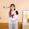 Cuscino Peluche Snoopy Fiore Cuore - Grande Regalo di Compleanno per Bambine