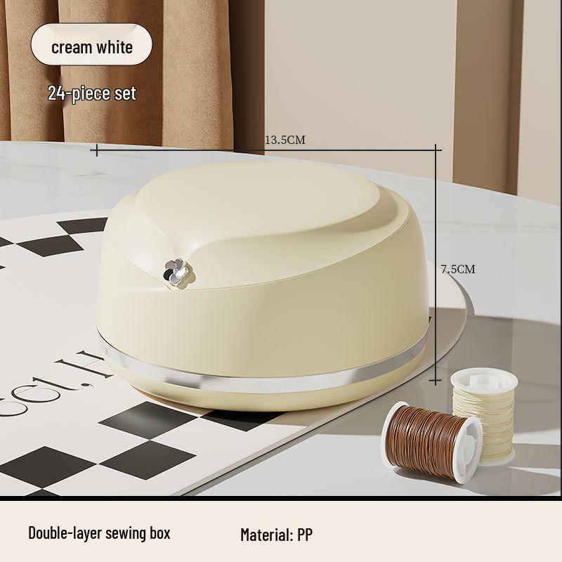 High-Quality Red Sewing Kit Box: Complete Set for Home or Wedding Use