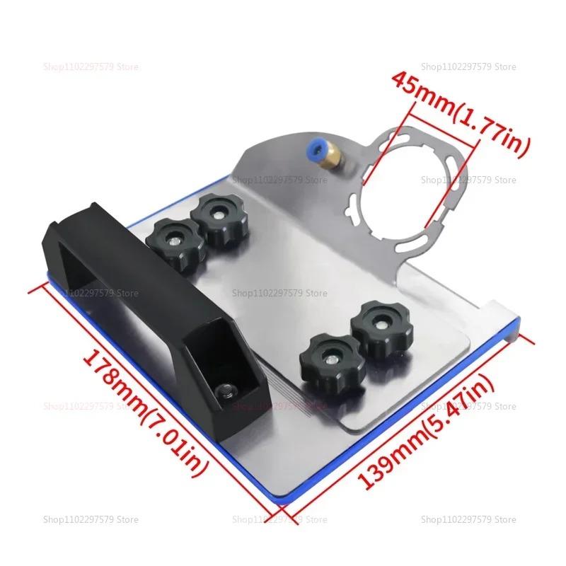 Supporto per smerigliatrice angolare per piastrelle Taglio smussato a 45 gradi Utensile smussatore angolare per piastrelle a 45° per tagliare per tagliare piastrelle ceramiche pietra