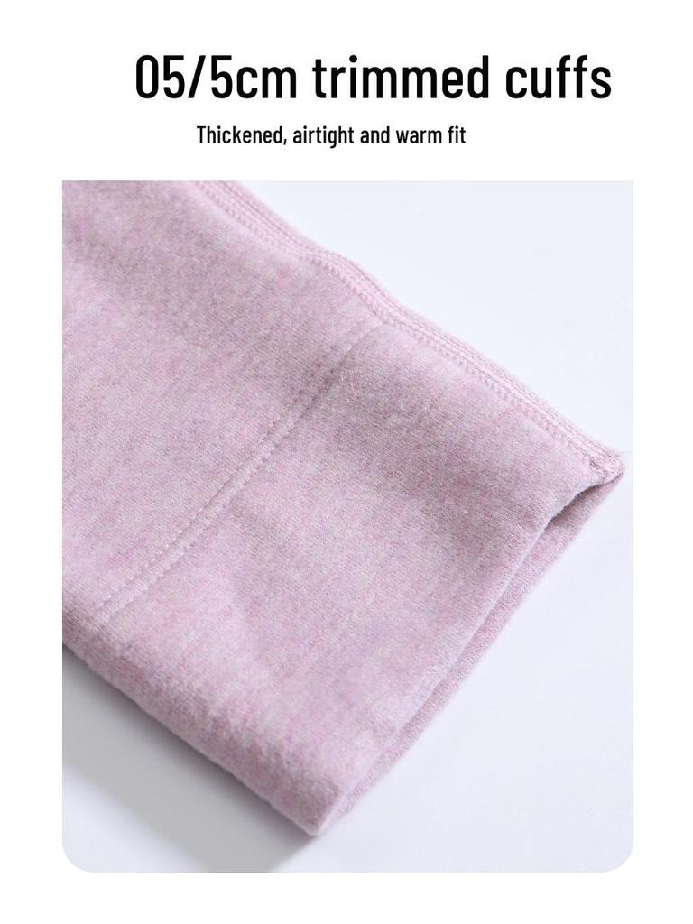 Herren- und Damen-Verdicktes Thermo-Unterwäsche-Set: Kaschmir Seide Samt Wolle für Herbst und Winter.