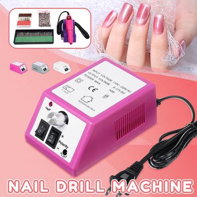 Elektrikli Tırnak Sanat Dosya Matkap Manikür Parlatıcı Makinesi Pedikür Bakım Zımpara Öğütücü Salon Seti