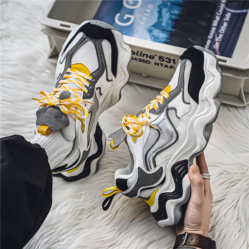 Модные повседневные кроссовки в стиле панк для мужчин — фото 4