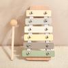 Kids Wooden Montessori Toys Musical Instruments Rattle Toys Wooden Squirrel Percussion Instruments Preschool Educational Toys