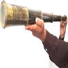Telescopio Spia in Ottone Compagnia delle Indie Orientali 1818 Tracker Pirata Cannocchiale Telescopio 81,28 cm Grande Scatola Regalo in Pelle