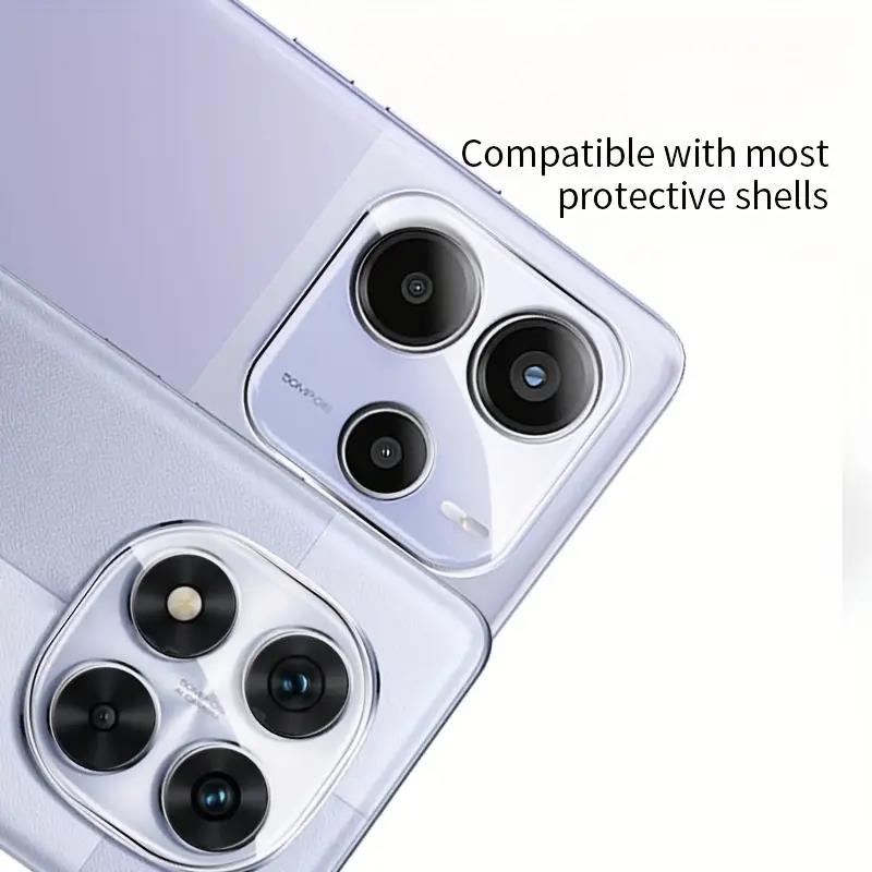 3Pcs High Definition 3D Lens Film Protector for Xiaomi Redmi Note 14 13 Pro Plus+ 4G 5G Camera Tempered Glass Cover Full Protect