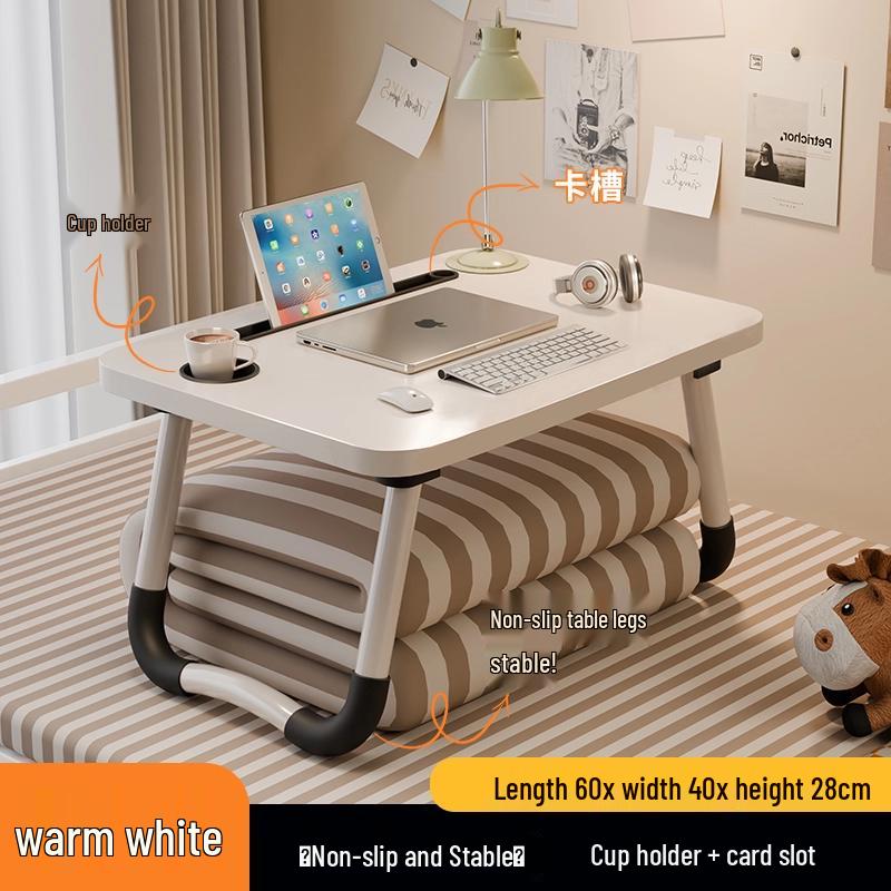 Foldable Dorm Study Desk and Laptop Stand