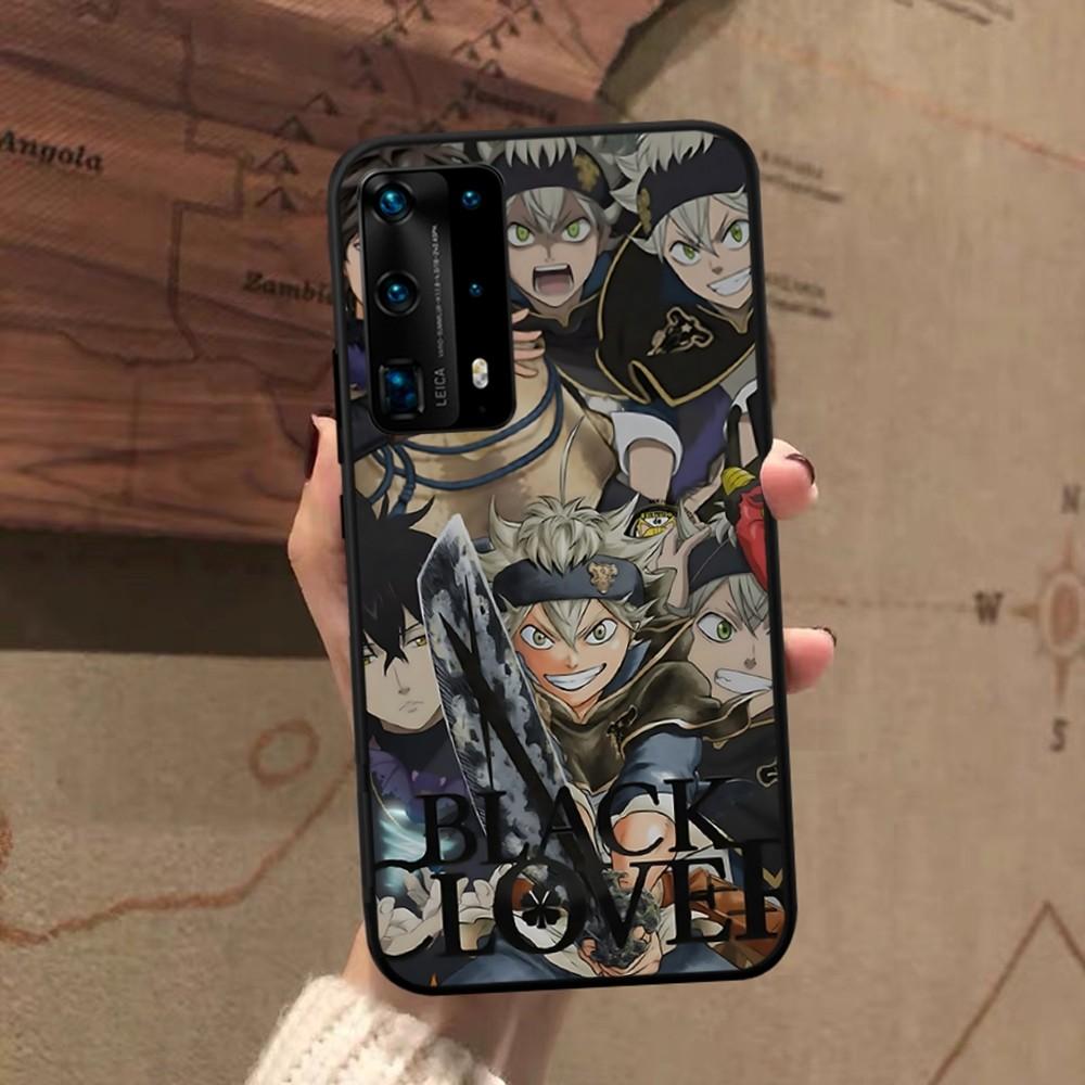 Black Clover Telefoonhoesje Voor Huawei P 8 9 10 20 30 40 50 Pro Lite Psmart Honor 10 Lite 70 Mate 20lite