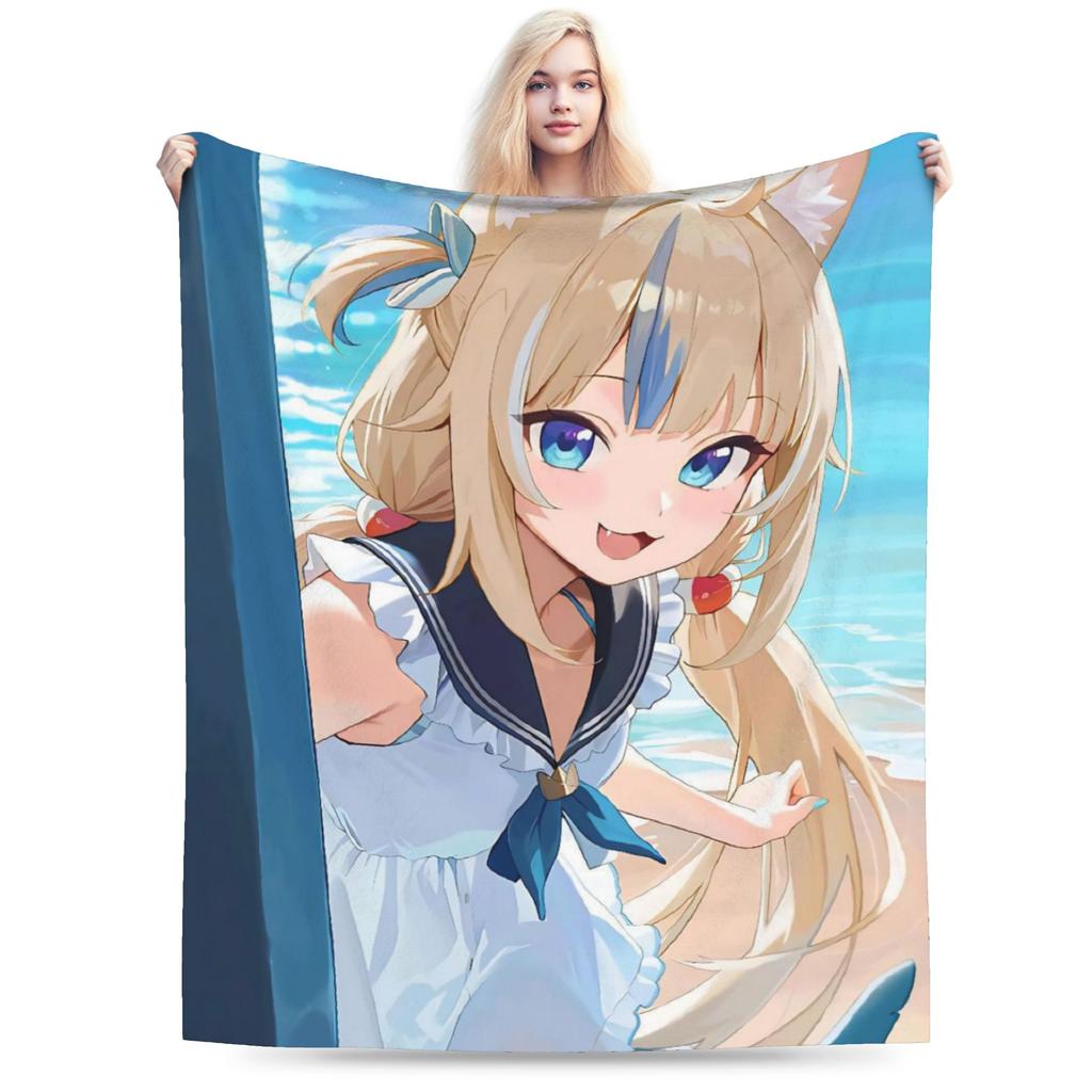 Sameko Saba Super Warm Blankets Child Plush Throw Blanket Comfortable Couch Chair Flannel Bedspread Sofa Bed Cover