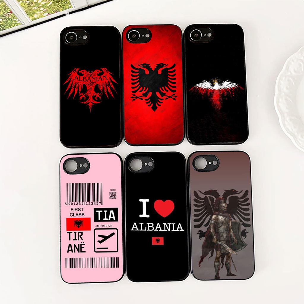 Casing for Xiaomi Redmi Note 13 14 Pro Plus ProPlus 14C 13C Pro+ 5G Phone Cover Protective Case Albania Albanians Flag