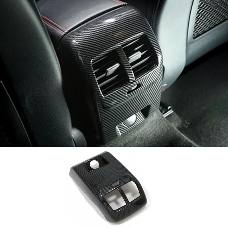 For Ford Focus MK4 Carbon Fiber Look Interior window swtich gear Steering Wheel Headlamp air Switche Button Cover Trim