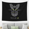 Mazinger Z Goldorak Actarus Grendizer Mask Tapestry Wall Hanging Aesthetic Home Decor Tapestries for Living Room Bedroom