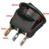 1 Pcs Rocker ON/OFF Switch For Parking Reversing Reverse Sensor Illuminated Round 12V 20A 30mm*20mm*20mm
