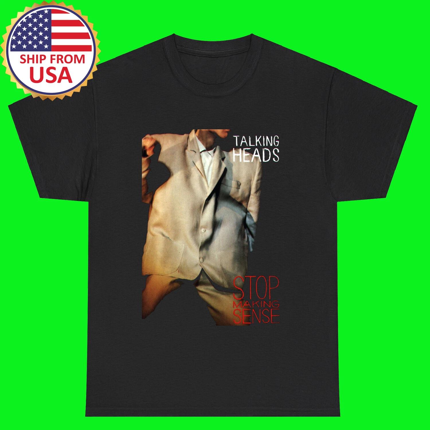 Talking Heads Stop Making Sense Черная футболка Топ Унисекс S