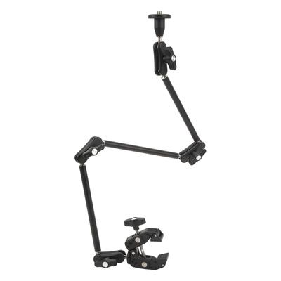 Adjustable Articulating Friction Arm Super Clamp with 14 Inch 38 Inch Thread for SLR Cameras