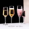 Elegant Crystal Champagne Flute Set